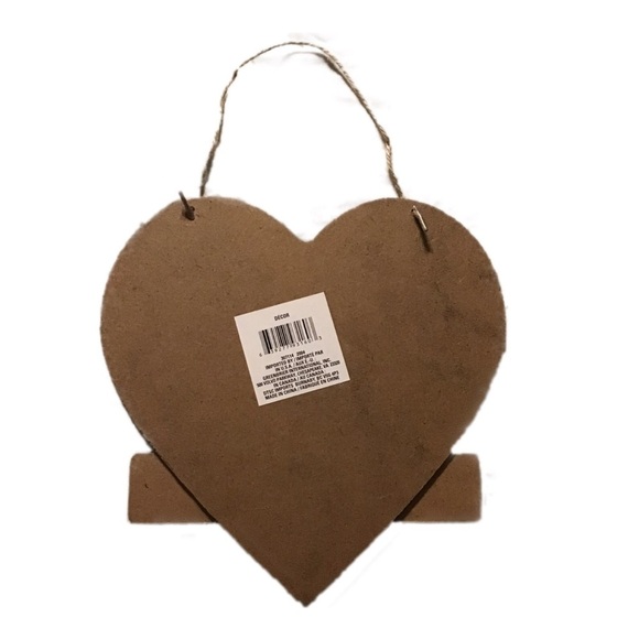 NWT  Wifi Password Heart Shaped White & Black Welcome Wall Decor Sign - Picture 2 of 2